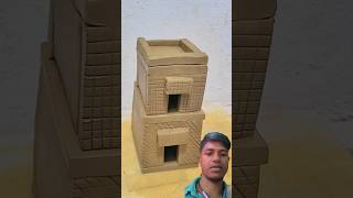 New clay Home making reaction clayhouse craft mudhouse claymud smallhouse littlehouse [upl. by Corneille269]