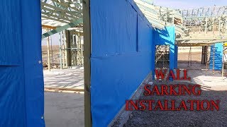 Wall Sarking Installation  Site Visit Episode 97 [upl. by Yborian]