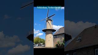 Schiedam Netherlands South Holland travel trip vacation Netherlands Schiedam Windmill [upl. by Holladay807]