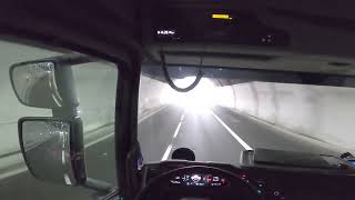 POV Driving Scania V8 530S  Morning in Maggio Udine [upl. by Ymmak]