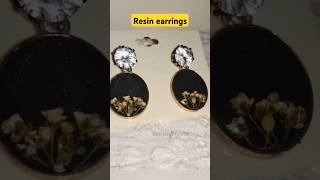 how to make resin earringsresin jewellery [upl. by Ailedroc]