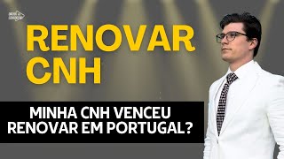 CNH VENCIDA POSSO RENOVAR EM PORTUGAL Ep 1231 [upl. by Ynafets]