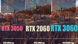 Rtx 3050 Vs Rtx 2060 Vs Rtx 3060 [upl. by Kerwinn65]