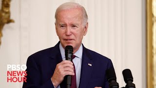 WATCH LIVE Biden makes welcome remarks at bipartisan US Conference of Mayors at White House [upl. by Iclehc]