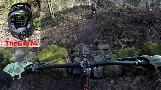 Dimmingsdale 2019  Alton Staffordshire DH Scenic New Descents Chin Cam GoPro MTB [upl. by Kcirdaed]