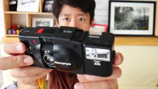 Camera Cafe 006 Olympus XA2 รีวิวและแนะนำการใช้งานกล้องฟิล์ม [upl. by Akalam]