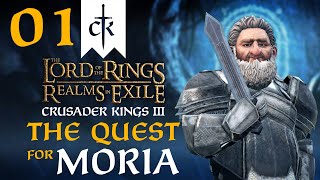 THE LORD OF MORIA RISES Crusader Kings 3  Realms In Exile LOTR Mod  The Quest for Moria 1 [upl. by Errol]