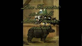 AVivaldi Sonata in B flat Major for cello n1cello Luca Fiorentini cembalo Marco Vincenzi [upl. by Attenwahs]