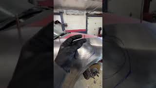 FABRICATING PORSCHE SLANTNOSE FUEL DOOR [upl. by Nosredneh]