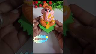 Making Ganesha with super soft clay 😍shorts diy ganesha youtubeshorts [upl. by Lyred]