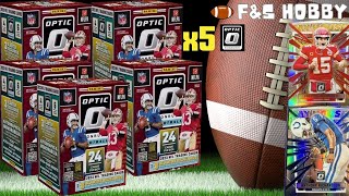 5 BLASTER BOX Let’s keep the hot streak going 2023 Donruss OPTIC Football Pack Opening 🏈 [upl. by Toole]