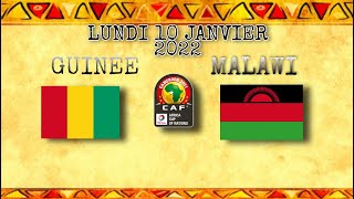 Guinée 🇬🇳  Malawi 🇲🇼  Zoom sur le match CAN 2021 [upl. by Latea728]