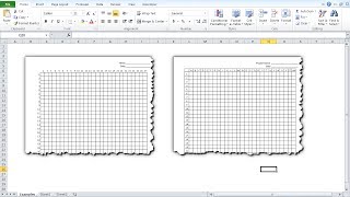 Make Graph Paper in Excel [upl. by Geno]