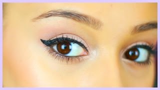 My Everyday Winged Liner amp Eyebrows Tutorial [upl. by Olegna]