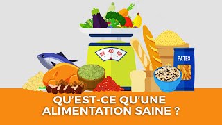 Questce quune alimentation saine [upl. by Conover]