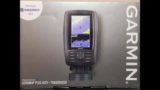 Garmin Echomap Plus 43CV Basic Setup [upl. by Marcelline]