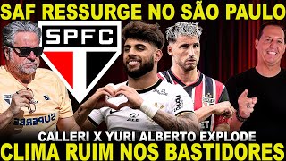 VAZOU SPFC APRESENTA  R185 MILHÕES SAF RESSURGE CALLERI X YURI ALBERTO REFORÇO PZUBELDIA [upl. by Calabrese]