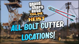 Cayo Perico Heist  ALL BOLT CUTTER LOCATIONS  Gta 5 Online [upl. by Nathanael]