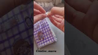 cute kawaii mini diary ✨️easy mini diary diy mini diary ytshorts Creativemarru [upl. by Atinuj]