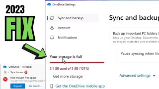 Fix OneDrive Storage Full in 2024  OneDrive Not Enough FREE Space [upl. by Schecter738]