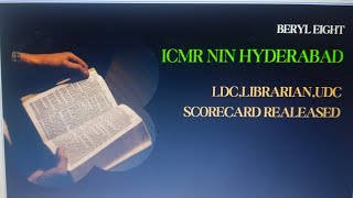 ICMR NIN Hyderabad results icmr results [upl. by Adrahc798]