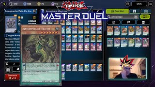 YuGiOh Master Duel Amorphage Magician Deck Profile [upl. by Knowland]