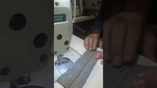 Flat felled seam tutorial  Flat felled seam sewing machine [upl. by Naniac650]