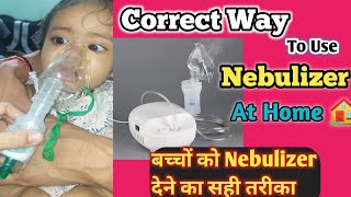 How To Use Nebulizer Machine  Nebulizer For Baby  Nebulizer Machine  Nebulizer Machine Use [upl. by Cynarra280]