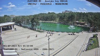 ZlatiborRS Live Stream kamera 2023  Kraljev trg jezero Zlatibor [upl. by Gawen351]