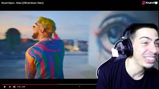 REACCION Bryant Myers  Relax Official Music Video [upl. by Dorolisa396]