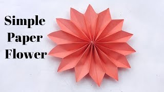 How To Make Flower Out Of Paper  Easy [upl. by Stanislas]