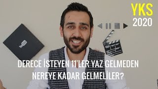 Derece İsteyen 11ler Yaz Gelmeden Nereye Kadar Gelmeliler  3 Ayını Planla 2020Tayfa [upl. by Etnaid]