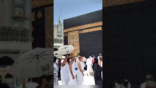 Mashaallah hajra aswadhajj makkahlivetoday religion shorts viralvideo [upl. by Gosser341]