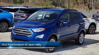 2022 Ford EcoSport SE Sport Utility Kent Akron Stow Canton Cleveland [upl. by Kronfeld882]