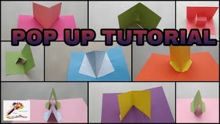 Popup Tutorial 1  Basic pop up craft Pop up card  3D Popup craft  Popup Craft SS Craft Mantra 1 [upl. by Adnorahc]