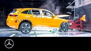 MercedesBenz EQC Crash Test Destroy to Create [upl. by Ialocin]