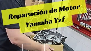 Yamaha yzf 250 reparación de motor dañado [upl. by Karee719]