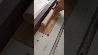 diy How to drill round columns with a wood milling cutter wood woodworking [upl. by Eceinej]