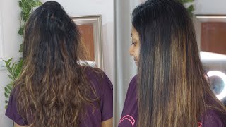 My HAIR CARE ROUTINE on Frizzy Color Treated Hair [upl. by Sral938]