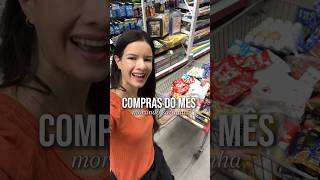 Compras do mês morando sozinha 🛒❤️ [upl. by Llenroc]