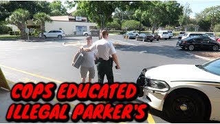 Cops Educate Illegal Parking Violators Round 2 [upl. by Inger994]