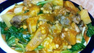 POCHERO  Philippines Style Recipes pork pochero in filipino style [upl. by Nylodnarb]