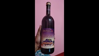 Top 1 Donelli Premium Red  Grape Juice Wines [upl. by Onit]