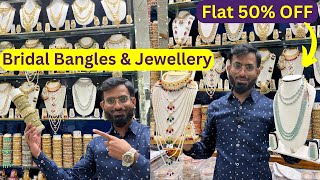 Charminar Dulhan Tradition Jewellery Flat 50 OFF Customized Bridal Bangles OFFER Prices [upl. by Akir]