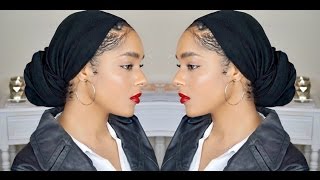 HOW TO Turban Tutorial Low Bun [upl. by Yannodrahc]