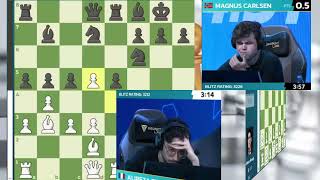 Alireza Firouzja vs Magnus Carlsen  Speed Chess Championship 2024  Final  G2 [upl. by Nocam]