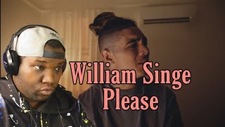 William Singe  Please Official Video  Reaction [upl. by Nachison603]