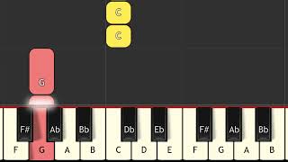 Old MacDonald Had A Farm piano tutorial [upl. by Simetra]