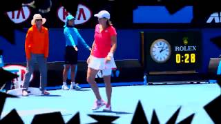 The Best Racquet Smashes of Australian Open 2013 [upl. by Naujtna496]