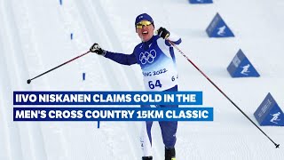 Cross Country Skiing Beijing 2022  Mens 15km Classic highlights [upl. by Khajeh]